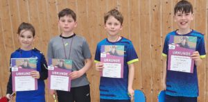 Ortsentscheid zu Tischtennis-Minimeisterschaften beim SV Illschwang