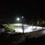 Abschluss der Umrüstung der Flutlichtanlagen auf den beiden Trainingsplätzen auf LED-Technik