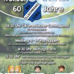 Ankündigung des Jubiläumstag „60 Jahre SV Illschwang“ am Sonntag, 1.Juni 2025