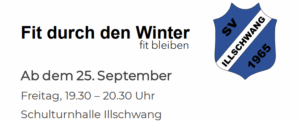 FIT durch den Winter beginnt!