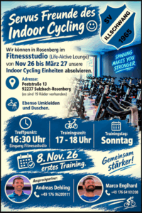 Indoor Cycling beim SV Illschwang e.V.